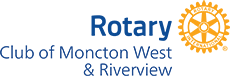 Rotary Club of Moncton West & Riverview logo