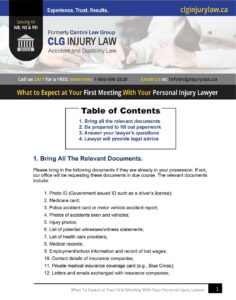 What to Expect at Your First Meeting With a Personal Injury Lawyer