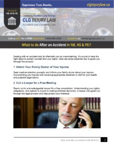 What to do After an Accident in NB NS and PEI pdf