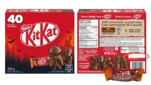 Nestlé Canada is issuing a voluntary recall of six batches of KITKAT Halloween Scary Friends 40 Pack in Canada.