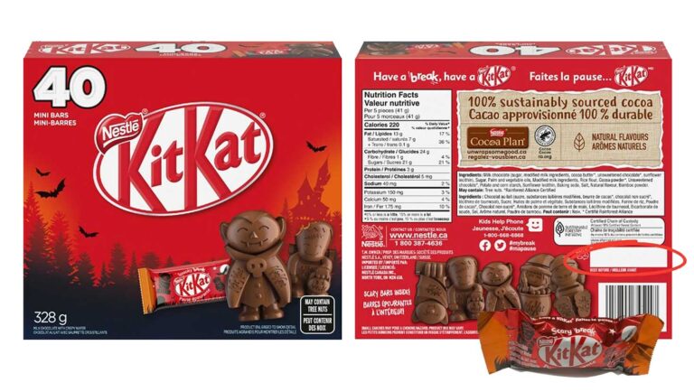 KITKAT Halloween Scary Friends Bars and Quaker Oats Top List of Recalls This Week