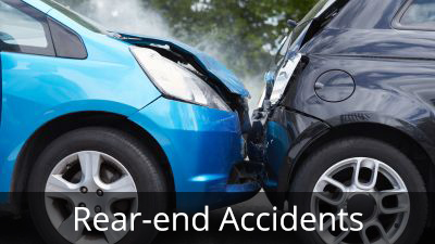 clg injury law types of collisions rear end accidents