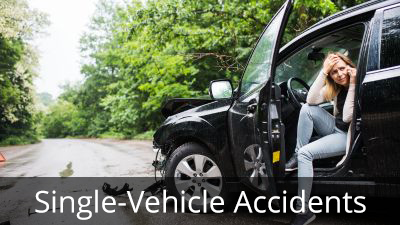 clg injury law types of collisions single vehicle accident
