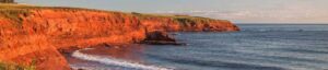 Beautiful image of the famous red mud of Prince Edward Island